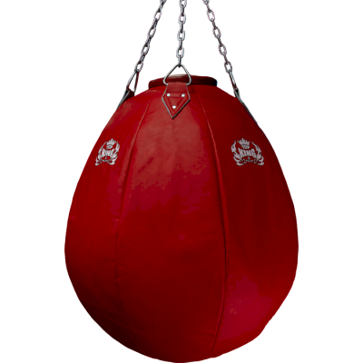 Красный шарообразный боксерский мешок Top King Boxing