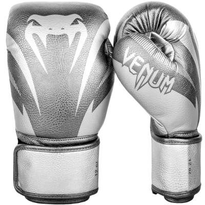 Боксерские перчатки Venum Impact Silver - фото 3