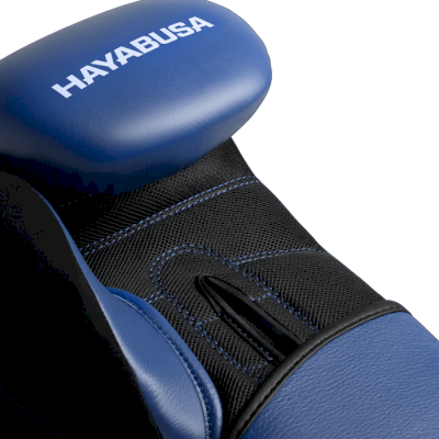 Боксерские перчатки Hayabusa S4 Leather Boxing Gloves Blue - фото 1