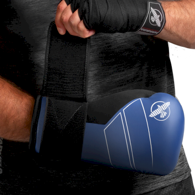 Боксерские перчатки Hayabusa S4 Leather Boxing Gloves Blue - фото 3
