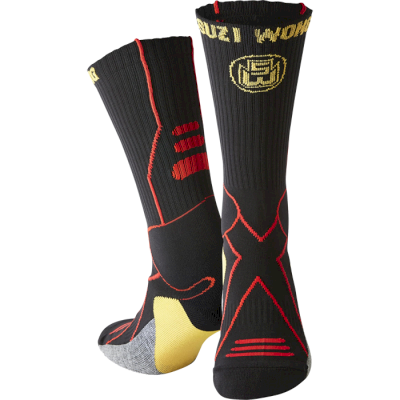 Носки Suzi Wong X-Sole Boxing Socks Black/Red/Gold