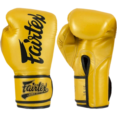 Боксерские перчатки Fairtex BGV18 Super Sparring Gold - фото 2