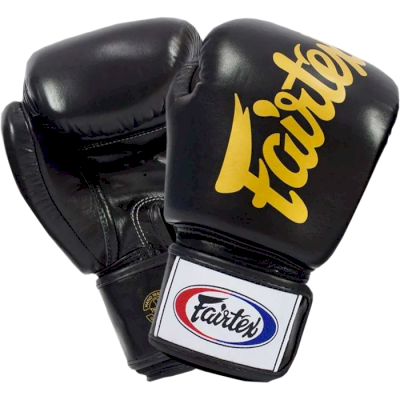 Боксерские перчатки Fairtex BGV19 Tight Fit Deluxe Black - фото 1