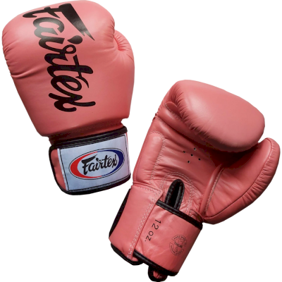 Боксерские перчатки Fairtex BGV19 Tight Fit Deluxe Pink - фото 1