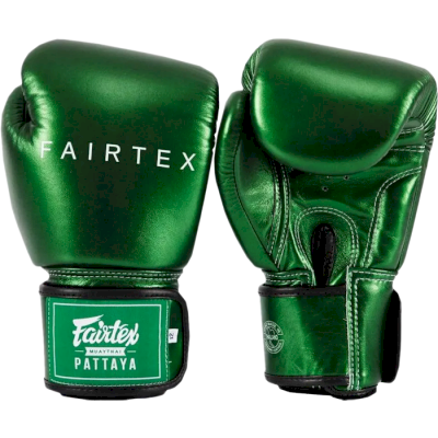 Боксерские перчатки Fairtex BGV22 Metallic Green - фото 2