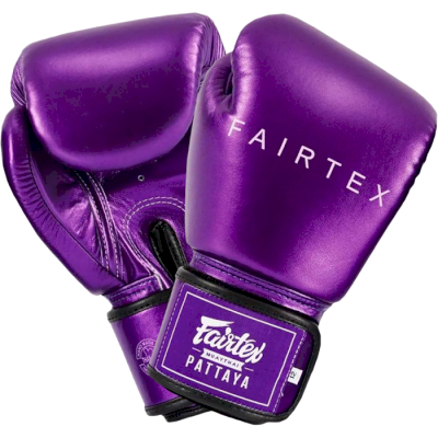 Боксерские перчатки Fairtex BGV22 Metallic Purple - фото 1