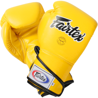 Боксерские перчатки Fairtex BGV6 Yellow - фото 1