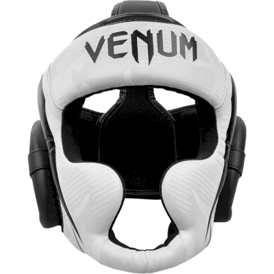 Боксерский шлем Venum Elite White/Camo - фото 1