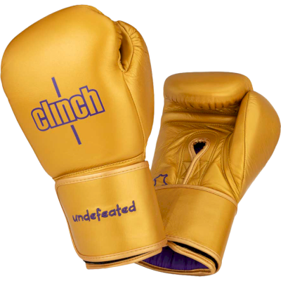 Боксёрские перчатки Clinch Undefeated золотые