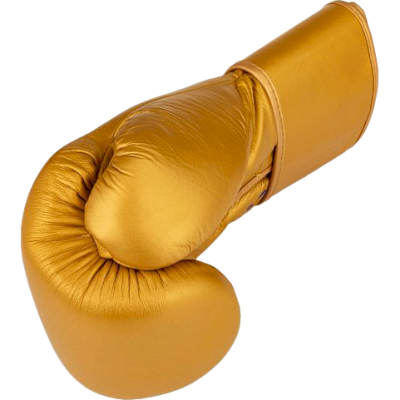 Боксёрские перчатки Clinch Undefeated золотые - фото 2