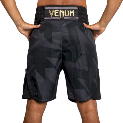 Боксёрские шорты Venum Razor Black/Gold - фото 1