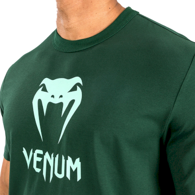 Футболка Venum Classic Dark Green/Turquoise - фото 2
