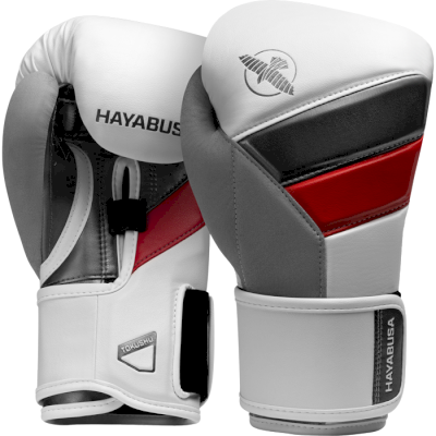 Боксерские перчатки Hayabusa T3 White/Red