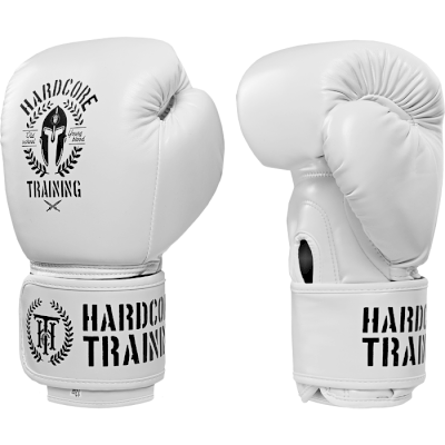 Детские боксерские перчатки Hardcore Training Helmet PU White