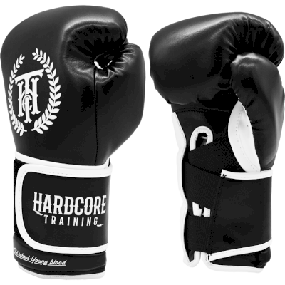 Детские боксерские перчатки Hardcore Training Revolution Black/White PU