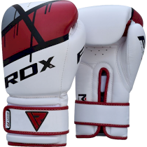 Боксерские перчатки RDX F7 8 унц. красный