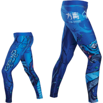 Компрессионные штаны Ground Game Azure Dragon M синий