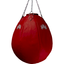Красный шарообразный боксерский мешок Top King Boxing L красный
