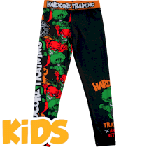 Детские компрессионные штаны Hardcore Training Angry Vitamins 14 лет черный