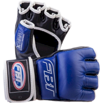 Тренировочные ММА перчатки FBT L синий