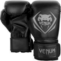 Боксерские перчатки Venum Contender Black/Grey 8 унц. 