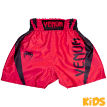 Детские боксёрские шорты Venum Elite Red/Black 12 лет красный