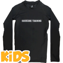 Детский рашгард Hardcore Training Black 8 лет черный