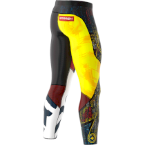 Компрессионные штаны Smmash Graffiti XL желтый