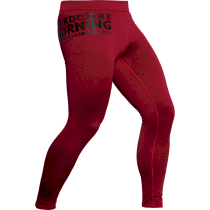 Компрессионные штаны Hardcore Training Burning Burgundy XXXL красный