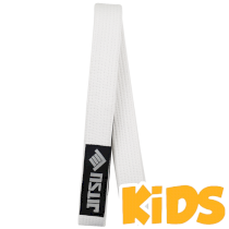 Детский пояс Jitsu White M3 белый