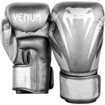 Боксерские перчатки Venum Impact Silver 14 унц. 