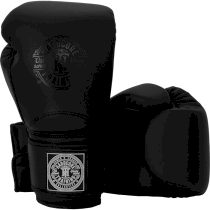 Боксерские перчатки Hardcore Training HardLea+ Matte Black 10 унц. черный