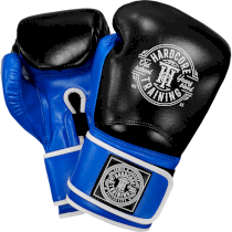 Боксерские перчатки Hardcore Training HardLea Black/Blue 12 унц. синий