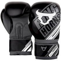 Боксерские перчатки Ringhorns Nitro Black/Grey 10 унц. 