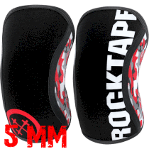 Наколенники Rocktape Assassins красный камуфляж 5мм XL