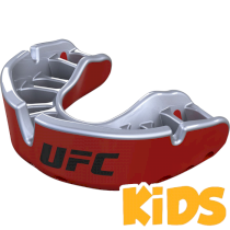 Детская капа UFC Opro Gold Level UFC Red/Silver