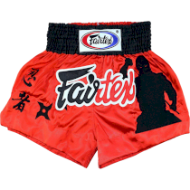 Тайские шорты Fairtex Ninja M красный