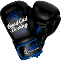 Боксерские перчатки Hardcore Training GOB Black/Blue 16 унц. синий