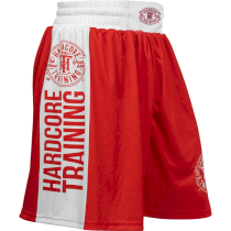 Боксёрские шорты Hardcore Training Red/White XL красный