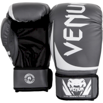 Перчатки для бокса Venum Challenger 2.0 Grey/White-Black 14 унц. серый