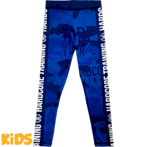 Детские компрессионные штаны Hardcore Training Camo 2.1 Blue 6 лет синий