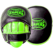 Боксерские тактические лапы Leaders T-AIR Black/Green зеленый
