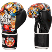 Боксерские перчатки Hardcore Training Doodles 10унц. красный