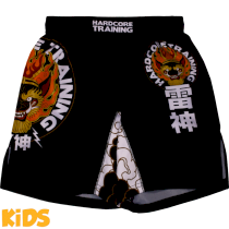 Детские шорты Hardcore Training Raijin Black/White 6лет черный