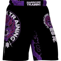 Шорты Hardcore Training Raijin Black/Purple m фиолетовый