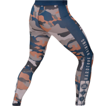 Компрессионные штаны Hardcore Training Camo 2.3 s синий