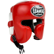 Боксерский шлем Leaders LS MEX Red красный l