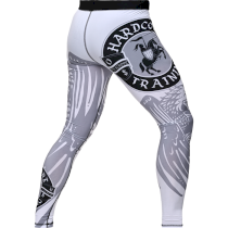 Компрессионные штаны Hardcore Training Heraldry White m белый