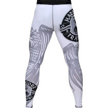 Компрессионные штаны Hardcore Training Heraldry White m белый