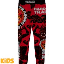 Детские компрессионные штаны Hardcore Training Raijin Black/Red